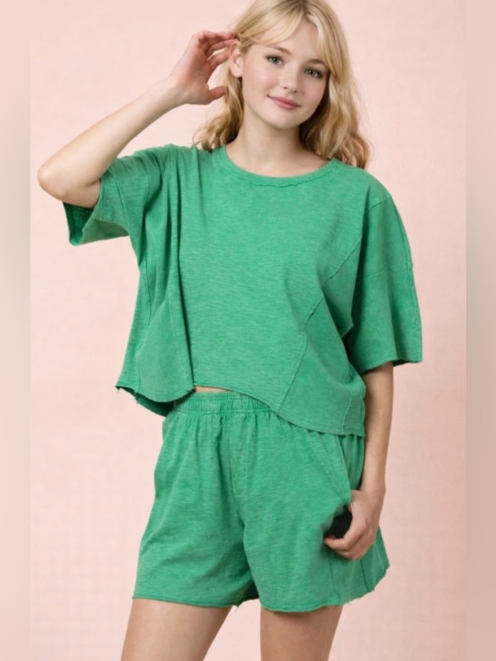 224. Green Relaxed SET
